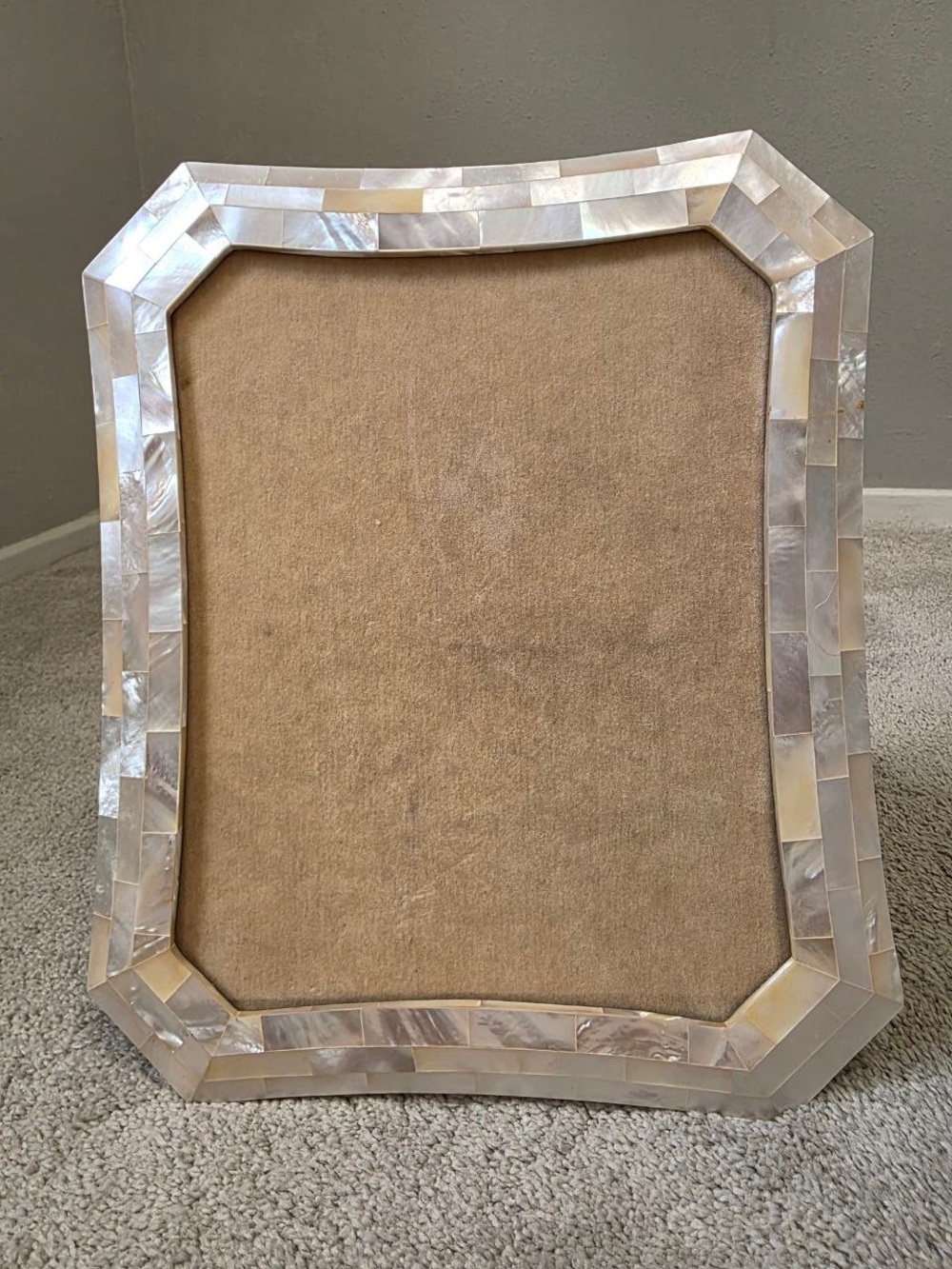 Shell Arts Cebu Mother of Pearl Inlay Picture Frame Philippines 9x7 Photo